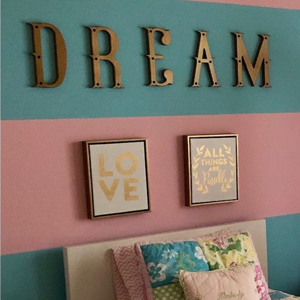 Pottery Barn Kids “DREAM” wooden letters